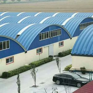 北京游泳馆无梁拱型屋顶工程