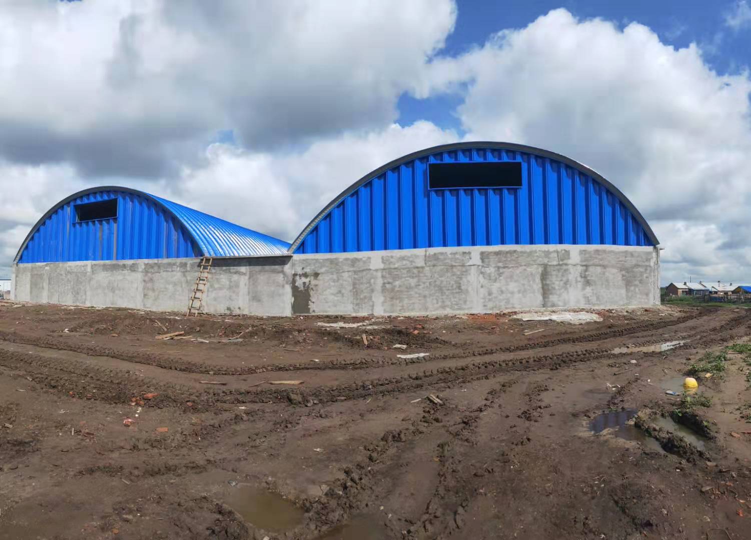 拱形屋顶,无梁拱形屋顶,彩钢拱形屋面